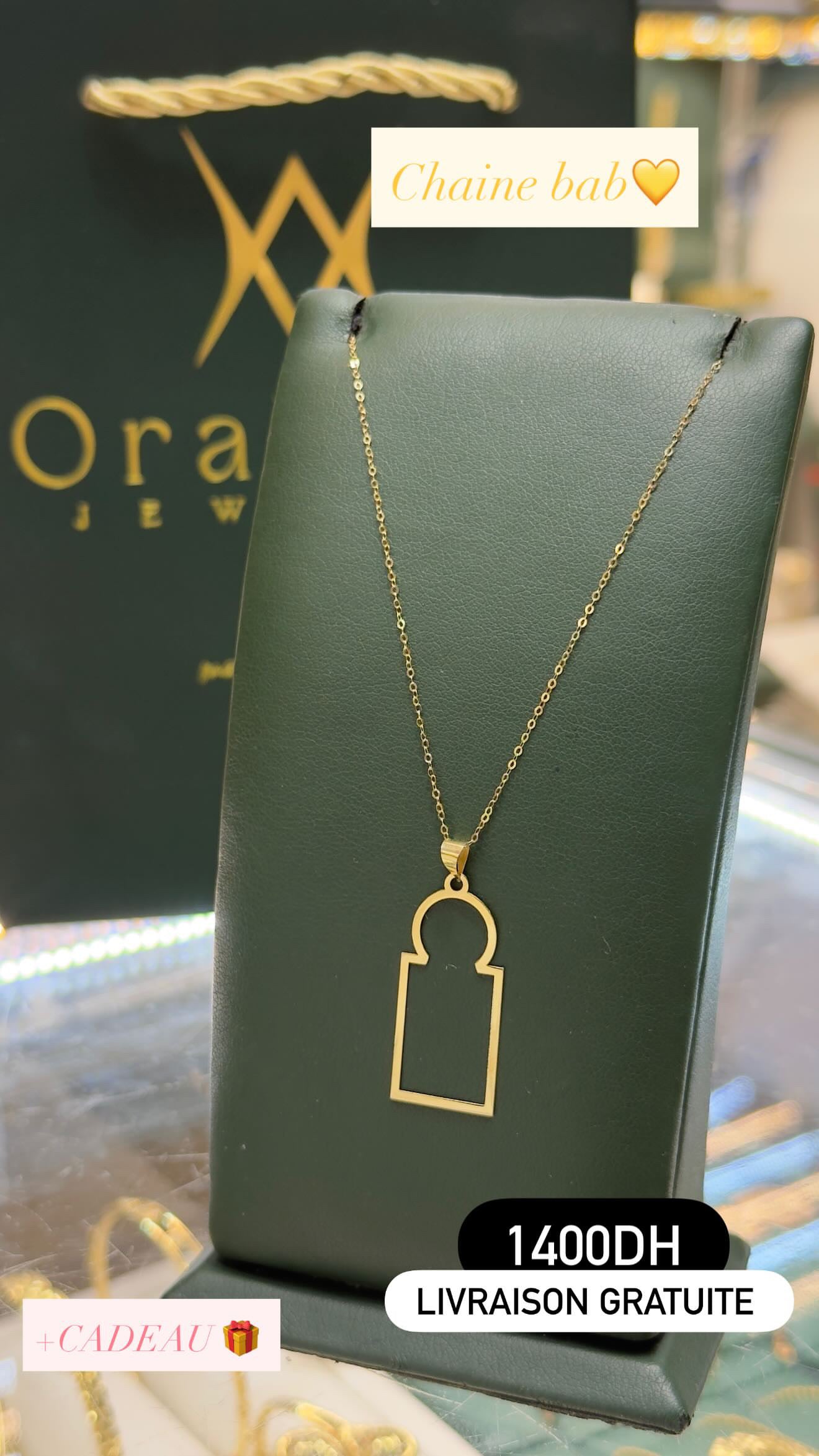 Collier en Or 18k - Chaine Bab