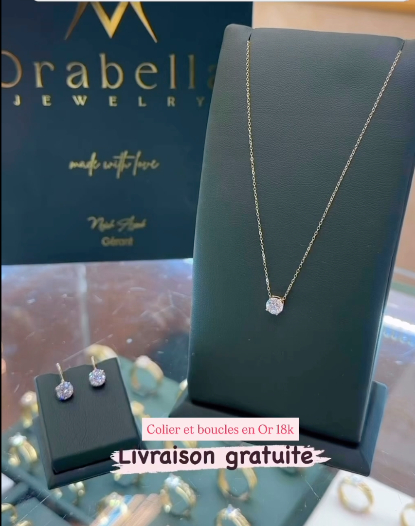 Ensemble De la Goute en Or 18k