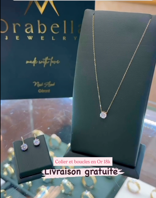 Ensemble De la Goute en Or 18k
