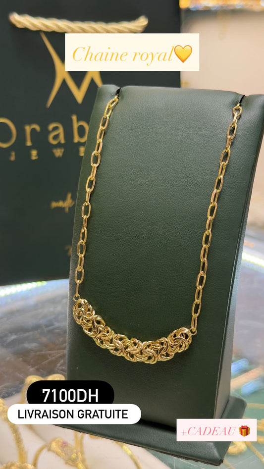 Collier en Or 18k - Chaine Royale
