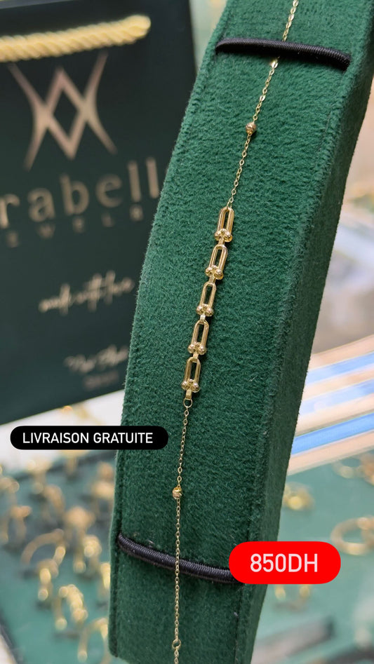Gourmette Tiffany en Or 18k