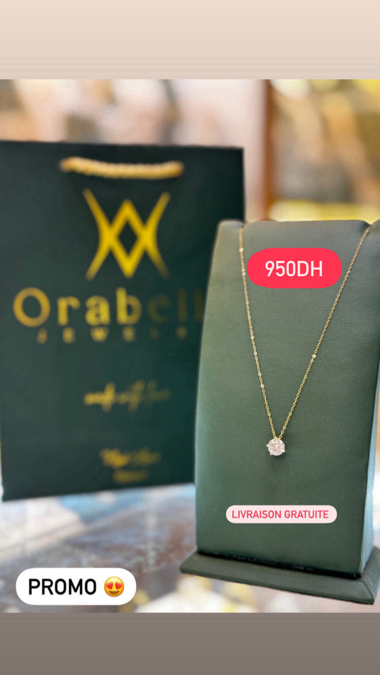 Collier en Or 18k - La Goute D'Orabella